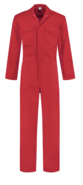 Overall polyester/katoen rood maat 70