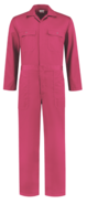 Overall polyester/katoen fuchsia maat 70