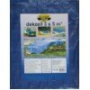 Dekzeil 3 x 5 mtr blauw