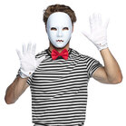 Mime mask luxe white