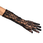 Lace gloves elbow Milan black