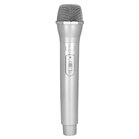 Fake microphone silver 23.5cm luxe