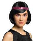 Pruik Charleston met hoofdband