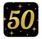 Huldeschild - 50 jaar