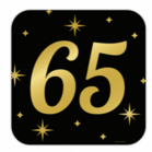 Huldeschild - 65 jaar