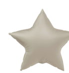 Foil ballon Creamy latte ster 48 cm