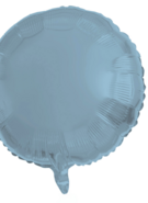 Foil ballon Pastel blue round 45 cm