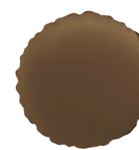 Foil ballon choco brown round 45 cm