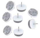 Meubelviltglijders 24 dlg wit/ grijs