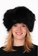 Bontmuts luxe zwart