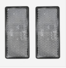 Reflector rechthoek wit 86 x 40 mm 2 dlg E4