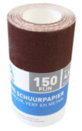 VEBA Schuurpapier Rol 110 mm x 4,5 m Edelkorund P150
