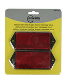 Reflector Rechthoek Rood    100 X 45 Mm 2 Dlg