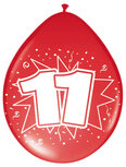 Ballonnen  30cm 11 Jaar /8
