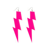 Earrings Flash neon pink