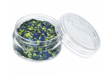 Chunky Glitter Cream Blue &amp; Yellow 10 ml.