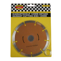 Diamantschijf 125 mm getand