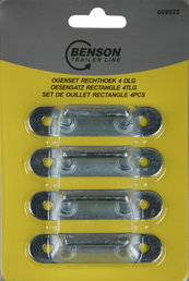 Ogenset rechthoek 4 dlg