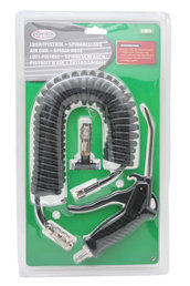 Luchtpistool + spiraalslang 5 mtr