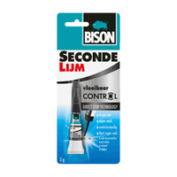 Bison Secondelijm vloeibaar control 3gr tube