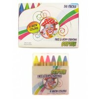 PXP 6 kleurkrijtjes neon kleuren EN