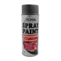 Mondial Spray paint hittebestendig antraciet 400ml Mondial Spray paint hittebestendig antraciet 400ml