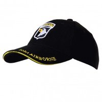 Baseball cap 101st Airborne Army Zwart