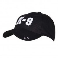 Baseball cap K-9 Zwart