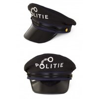 Politiepet met tekst politie volwas