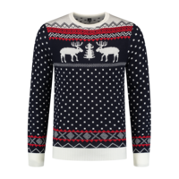 Classic deer, dark blue/red/white Classic deer, dark blue/red/white
