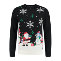 Black Santa Snow Black Santa Snow