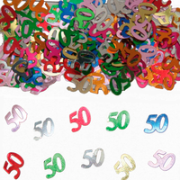 Tafeldecoratie/sier-confetti 50 14g Tafeldecoratie/sier-confetti 50 14g