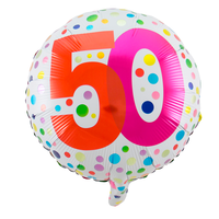 45cm Rainbow Dots 50 45cm Rainbow Dots 50