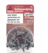 Hollewandplug ø3.5/4.0 x 40 mm 6 dlg