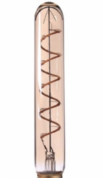 LED lamp buis fila spir t30 4W E27 amb 30 x 255 dimbaar