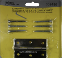 Scharnieren 75 x 46 mm 2 dlg