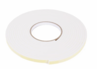 Tochtband foam 9 x 5 mm 5.5 mtr wit