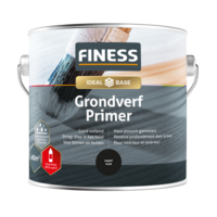FINESS Grondverf  bi/bu 2,5 L Zwart FINESS Grondverf  bi/bu 2,5 L Zwart