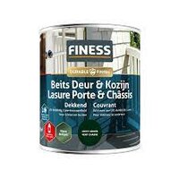 FINESS Beits Deur & Kozijn dekkend (glans)  bu 2,5 L Zwart 2596 FINESS Beits Deur & Kozijn dekkend (glans)  bu 2,5 L Zwart 2596