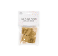 50 flag picks metallic gold 50 flag picks metallic gold