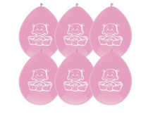 Ballonnen meisje 30 cm 6 st Ballonnen meisje 30 cm 6 st