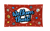 XXL Gevel vlag - Welkom thuis cartoon XXL Gevel vlag - Welkom thuis cartoon