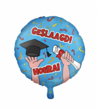 Folie Ballonnen - Geslaagd cartoon Folie Ballonnen - Geslaagd cartoon