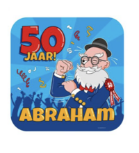 Huldeschild - Abraham cartoon