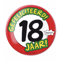 Button XL - 18 jaar Button XL - 18 jaar