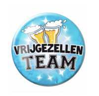 Button XL - Vrijgezel heren Button XL - Vrijgezel heren