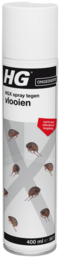 HG X spray tegen vlooien 400ml. (UITL)
