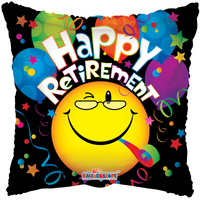 Folieballon 18" happy retirement Folieballon 18" happy retirement