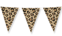 Party Flags foil - Leopard (Safari)