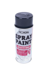 Mondial Spray paint RAL 7016 hoogglans antraciet 400ml Mondial Spray paint RAL 7016 hoogglans antraciet 400ml